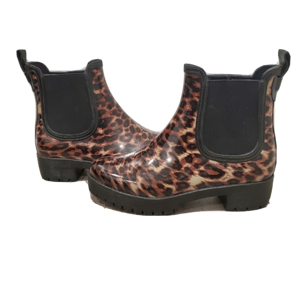 NEW Jeffrey Campbell Cloudy-V Animal Print Boots